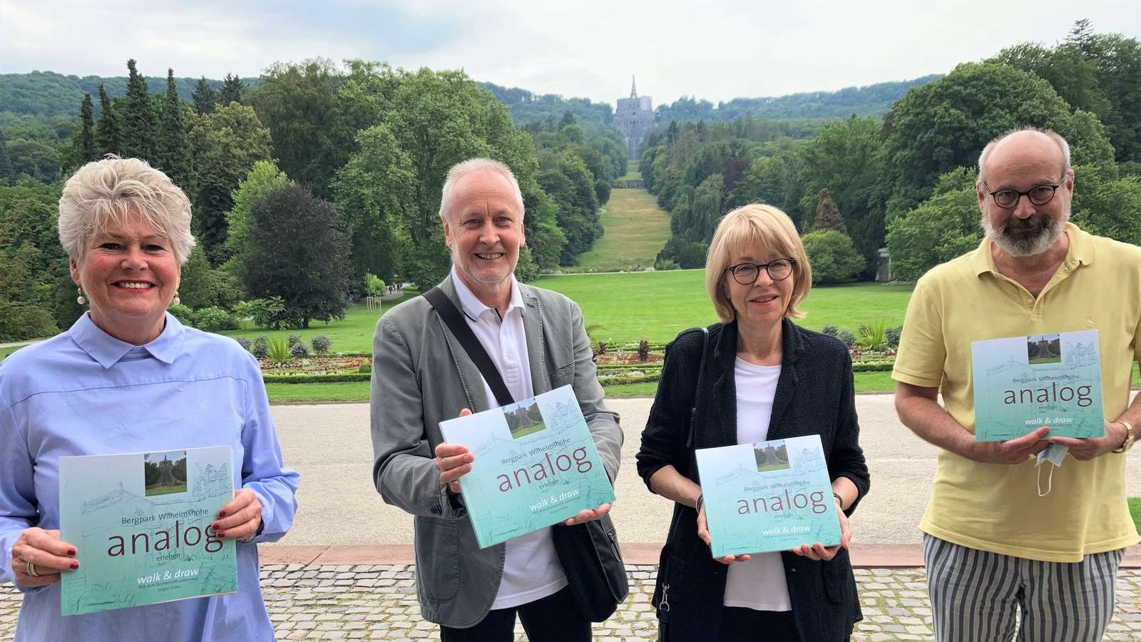 Bergpark Wilhelmshöhe analog erleben. Das Buch. Zeichnerische Impressionen des Unesco Weltkulturerbes